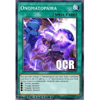 RA04-EN089 Onomatopaira Quarter Century Secret Rare 1st Edition NM