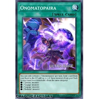 RA04-EN089 Onomatopaira Ultra Rare 1st Edition NM