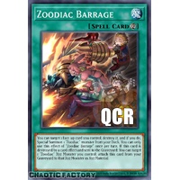 RA04-EN091 Zoodiac Barrage Quarter Century Secret Rare 1st Edition NM