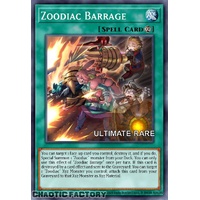 RA04-EN091 Zoodiac Barrage Ultimate Rare 1st Edition NM