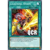 RA04-EN094 Lightning Storm ALT ART QCR ONLY Quarter Century Secret Rare 1st Edition NM