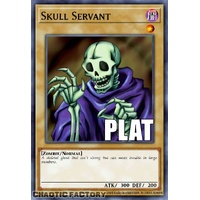 RA04-EN110 Skull Servant Platinum Secret Rare 1st Edition NM