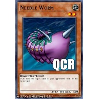 RA04-EN112 Needle Worm Quarter Century Secret Rare 1st Edition NM