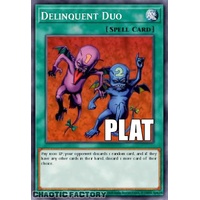 RA04-EN114 Delinquent Duo Platinum Secret Rare 1st Edition NM