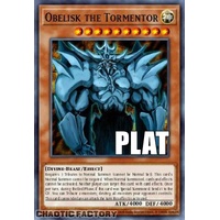 RA04-EN116 Obelisk the Tormentor Platinum Secret Rare 1st Edition NM