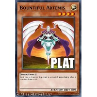 RA04-EN130 Bountiful Artemis Platinum Secret Rare 1st Edition NM