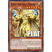 RA04-EN133 Kuraz the Light Monarch Platinum Secret Rare 1st Edition NM