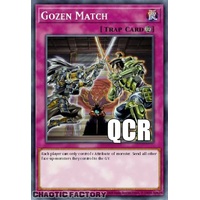RA04-EN134 Gozen Match Quarter Century Secret Rare 1st Edition NM