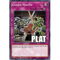 RA04-EN134 Gozen Match Platinum Secret Rare 1st Edition NM