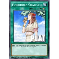 RA04-EN137 Forbidden Chalice Platinum Secret Rare 1st Edition NM