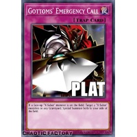 RA04-EN138 Gottoms' Emergency Call Platinum Secret Rare 1st Edition NM