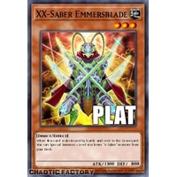 RA04-EN141 XX-Saber Emmersblade Platinum Secret Rare 1st Edition NM