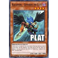 RA04-EN145 Blackwing - Zephyros the Elite Platinum Secret Rare 1st Edition NM