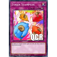 RA04-EN149 Token Stampede Quarter Century Secret Rare 1st Edition NM
