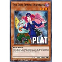 RA04-EN157 Tour Guide from the Underworld ALT ART Platinum Secret Rare 1st Edition NM