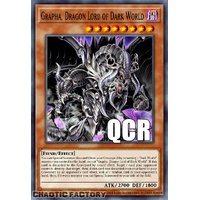 RA04-EN159 Grapha, Dragon Lord of Dark World Quarter Century Secret Rare 1st Edition NM