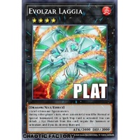 RA04-EN160 Evolzar Laggia Platinum Secret Rare 1st Edition NM