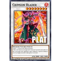 RA04-EN161 Crimson Blader Platinum Secret Rare 1st Edition NM