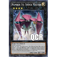 RA04-EN166 Number 16: Shock Master Quarter Century Secret Rare 1st Edition NM