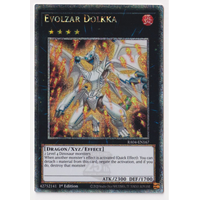 RA04-EN167 Evolzar Dolkka Quarter Century Secret Rare 1st Edition NM
