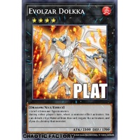 RA04-EN167 Evolzar Dolkka Platinum Secret Rare 1st Edition NM
