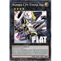 RA04-EN174 Number C39: Utopia Ray Platinum Secret Rare 1st Edition NM