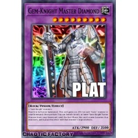 RA04-EN178 Gem-Knight Master Diamond Platinum Secret Rare 1st Edition NM