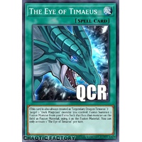 RA04-EN192 The Eye of Timaeus Quarter Century Secret Rare 1st Edition NM