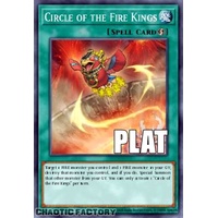 RA04-EN195 Circle of the Fire Kings Platinum Secret Rare 1st Edition NM