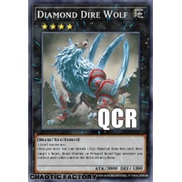 RA04-EN200 Diamond Dire Wolf Quarter Century Secret Rare 1st Edition NM