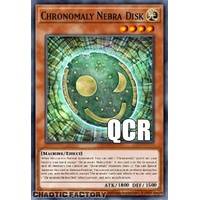 RA04-EN213 Chronomaly Nebra Disk Quarter Century Secret Rare 1st Edition NM