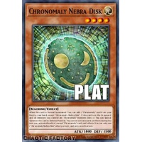 RA04-EN213 Chronomaly Nebra Disk Platinum Secret Rare 1st Edition NM