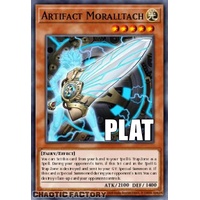 RA04-EN214 Artifact Moralltach Platinum Secret Rare 1st Edition NM