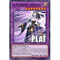 RA04-EN229 El Shaddoll Construct ALT ART Platinum Secret Rare 1st Edition NM