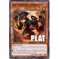 RA04-EN234 Cir, Malebranche of the Burning Abyss Platinum Secret Rare 1st Edition NM