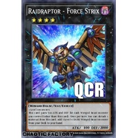 RA04-EN243 Raidraptor - Force Strix Quarter Century Secret Rare 1st Edition NM