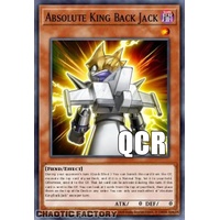 RA04-EN244 Absolute King Back Jack Quarter Century Secret Rare 1st Edition NM