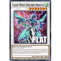 RA04-EN249 Clear Wing Synchro Dragon Platinum Secret Rare 1st Edition NM