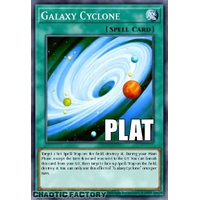 RA04-EN250 Galaxy Cyclone Platinum Secret Rare 1st Edition NM