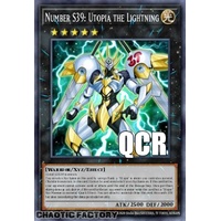 RA04-EN251 Number S39: Utopia the Lightning Quarter Century Secret Rare 1st Edition NM