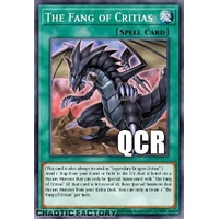 RA04-EN255 The Fang of Critias Quarter Century Secret Rare 1st Edition NM