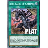 RA04-EN255 The Fang of Critias Platinum Secret Rare 1st Edition NM