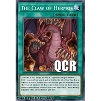RA04-EN256 The Claw of Hermos Quarter Century Secret Rare 1st Edition NM