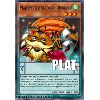 RA04-EN259 Majespecter Raccoon - Bunbuku Platinum Secret Rare 1st Edition NM