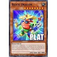 RA04-EN268 Block Dragon Platinum Secret Rare 1st Edition NM