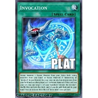 RA04-EN281 Invocation Platinum Secret Rare 1st Edition NM