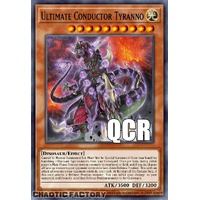 RA04-EN287 Ultimate Conductor Tyranno Quarter Century Secret Rare 1st Edition NM