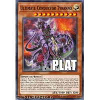 RA04-EN287 Ultimate Conductor Tyranno Platinum Secret Rare 1st Edition NM
