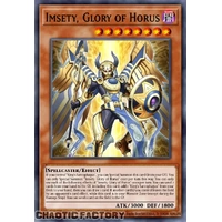 RA05-EN027 Imsety, Glory of Horus Secret Rare 1st Edition NM
