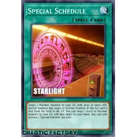 RA05-EN060 Special Schedule Starlight Rare 1st Edition NM
